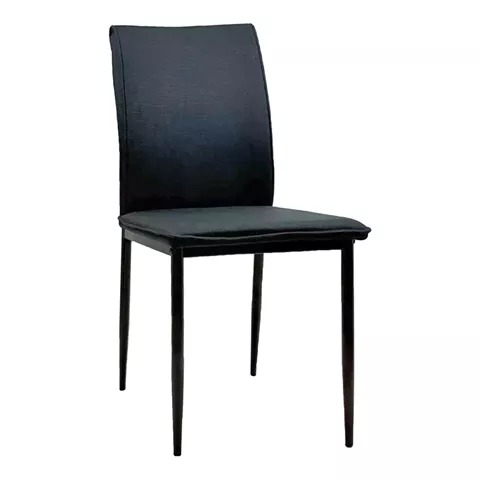 ΚΑΡΕΚΛΑ ΤΡΑΠΕΖΑΡΙΑΣ PERKY HM18347.02 ΜΑΥΡΟ ΥΦΑΣΜΑ & ΜΕΤΑΛΛΙΚΑ ΠΟΔΙΑ 42x58x89,5Υεκ