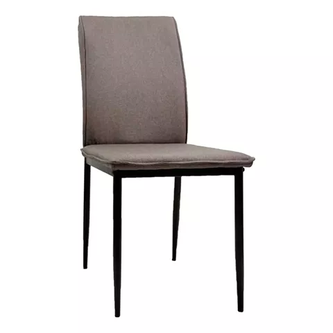 ΚΑΡΕΚΛΑ ΤΡΑΠΕΖΑΡΙΑΣ PERKY HM18347.03 ΚΑΦΕ ΥΦΑΣΜΑ-ΜΕΤΑΛ. ΠΟΔΙΑ ΜΑΥΡΑ 42x58x89,5Υεκ