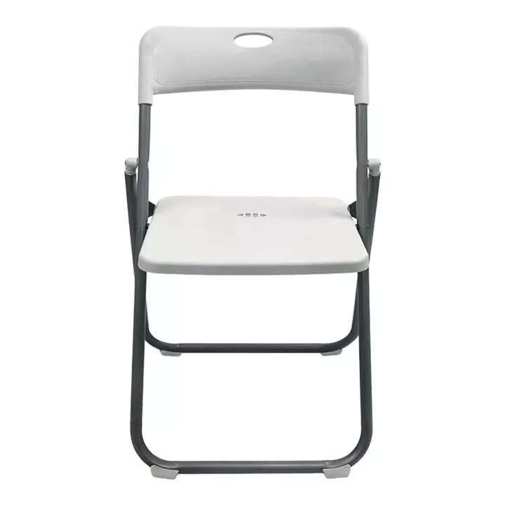 Folding chair Edison pakoworld white 38x49x73cm