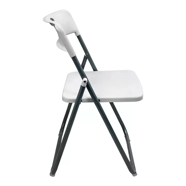 Folding chair Edison pakoworld white 38x49x73cm