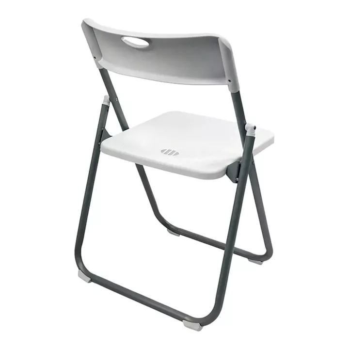 Folding chair Edison pakoworld white 38x49x73cm