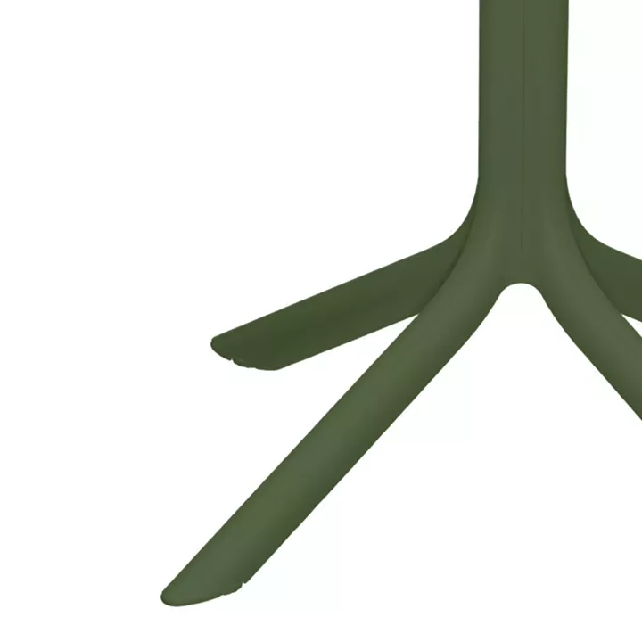 Groovy table pakoworld pp perforated dark green 60x60x76cm