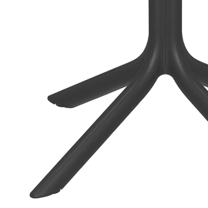 Groovy  pakoworld perforated pp table anthracite 80x80x74cm