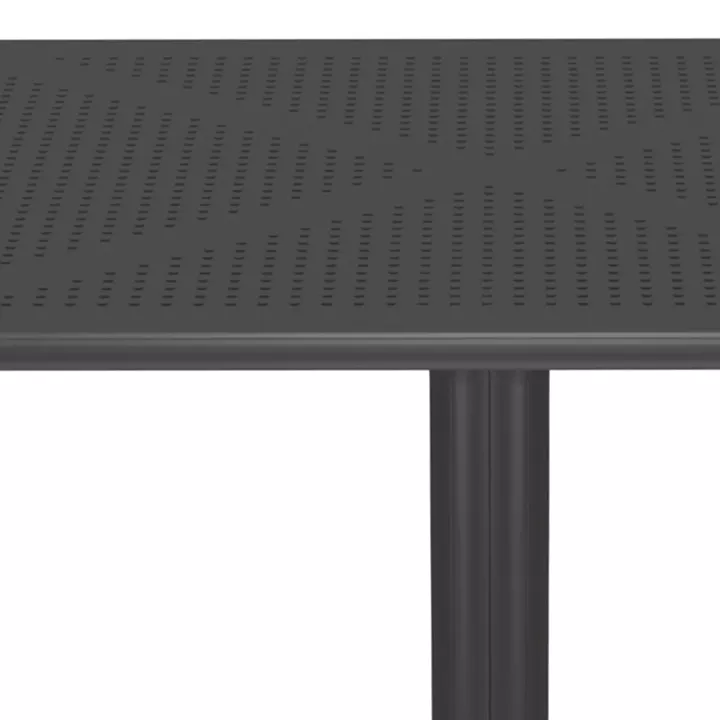 Groovy  pakoworld perforated pp table anthracite 80x80x74cm