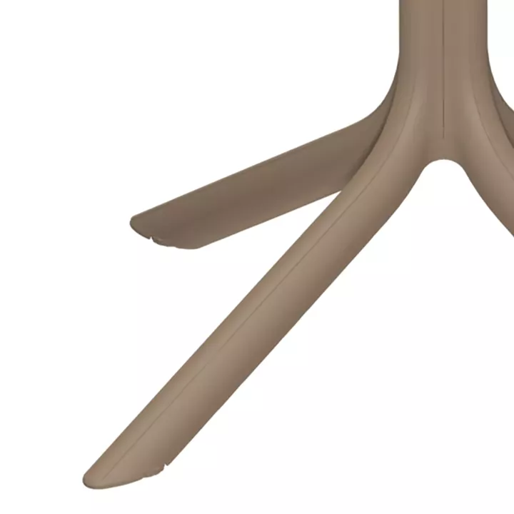 Groovy table pakoworld pp perforated cappuccino 60x60x76cm