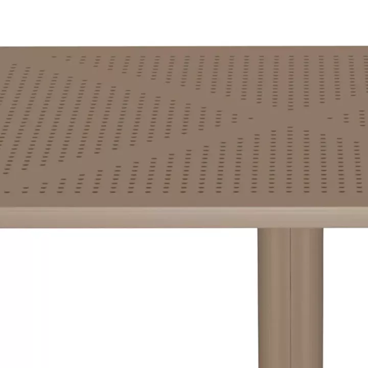 Groovy table pakoworld pp perforated cappuccino 60x60x76cm