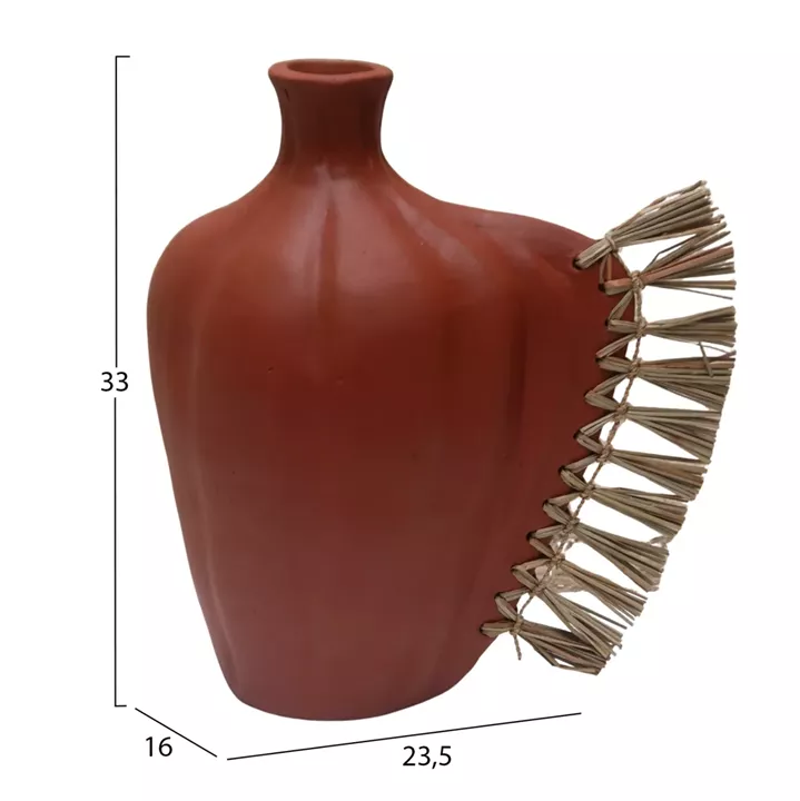 ΕΠΙΤΡΑΠΕΖΙΟ ΔΙΑΚΟΣΜΗΤΙΚΟ JEBB HM4689.08 ΦΥΣΙΚΗ ΤΕΡΑΚΟΤΑ & GRASS--23.5x16x33Υεκ.