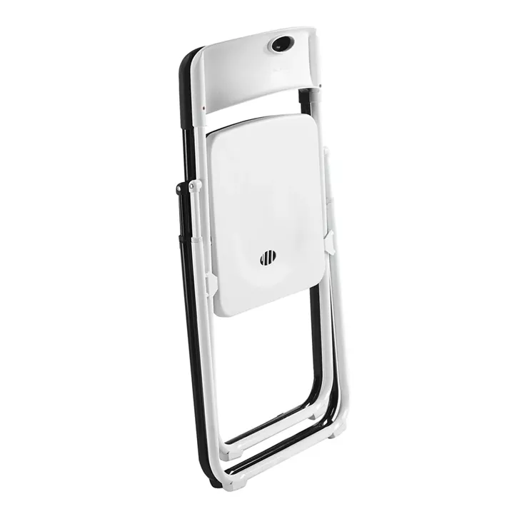 WENDY Καρέκλα Πτυσσόμενη, Μέταλλο Βαφή Άσπρο, PP Απόχρωση Άσπρο