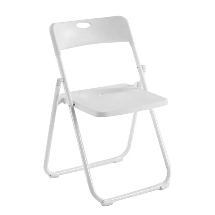 WENDY Καρέκλα Πτυσσόμενη, Μέταλλο Βαφή Άσπρο, PP Απόχρωση Άσπρο