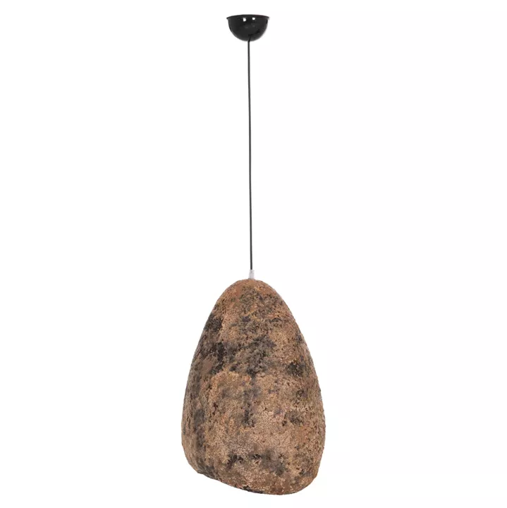 ΦΩΤΙΣΤΙΚΟ ΟΡΟΦΗΣ ΜΕ ΟΨΗ ΠΕΤΡΑΣ STONER (S) HM4417.03 ΓΚΡΙ/ΚΑΦΕ-- 37x30x45Υεκ.