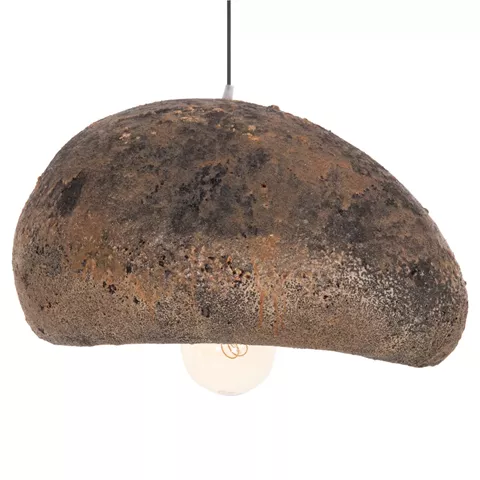 CEILING PENDANT LAMP STONE-LOOK STONER (M) HM4418.03 GREY/BROWN-- 55x45x40Hcm.