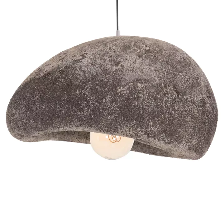 ΦΩΤΙΣΤΙΚΟ ΟΡΟΦΗΣ ΜΕ ΟΨΗ ΠΕΤΡΑΣ STONER (M) HM4418.04 ΓΚΡΙ--55x45x40Υεκ.