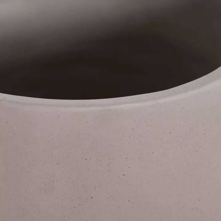 ΓΛΑΣΤΡΑ ΕΣΩΤ.ΧΩΡΟΥ QUAN HM4680.03L FIBER CEMENT ΓΚΡΙ--ΒΑΣΗ TEAK Φ38x62Υεκ