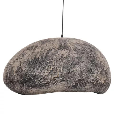 CEILING PENDANT LAMP STONE-LOOK STONER (L) HM4419.04 GREY--73x55x40Hcm.