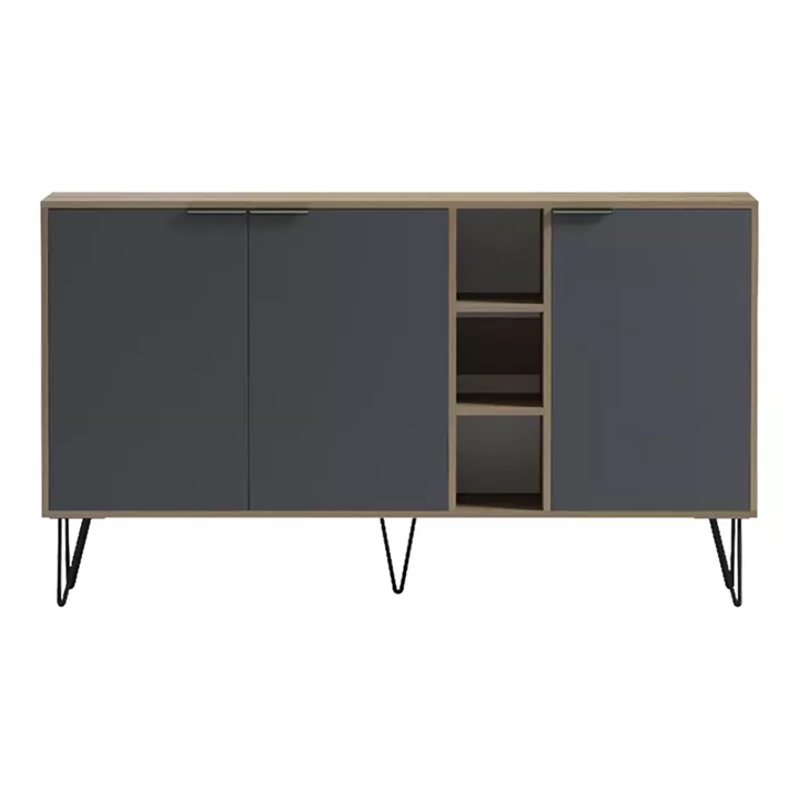 Balain buffet pakoworld sonoma-anthracite 142x35.5x83cm