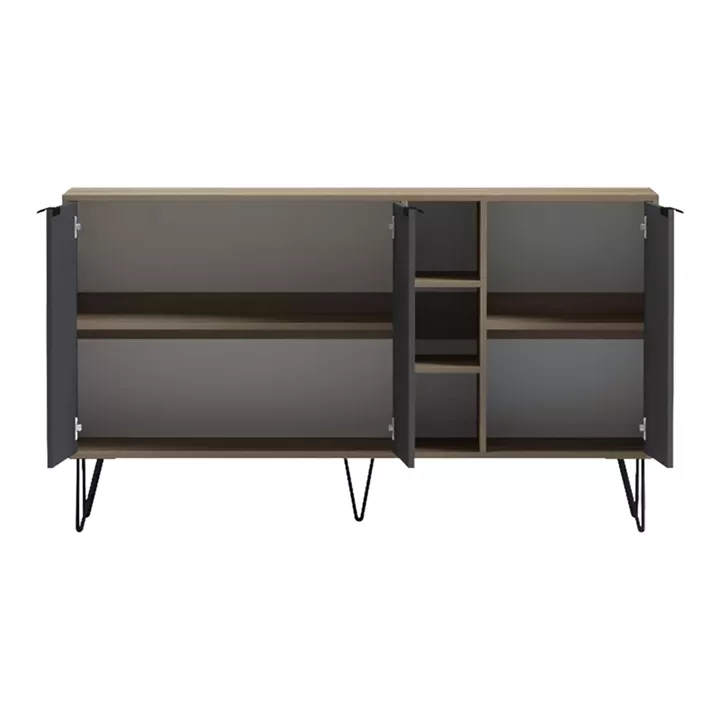 Balain buffet pakoworld sonoma-anthracite 142x35.5x83cm