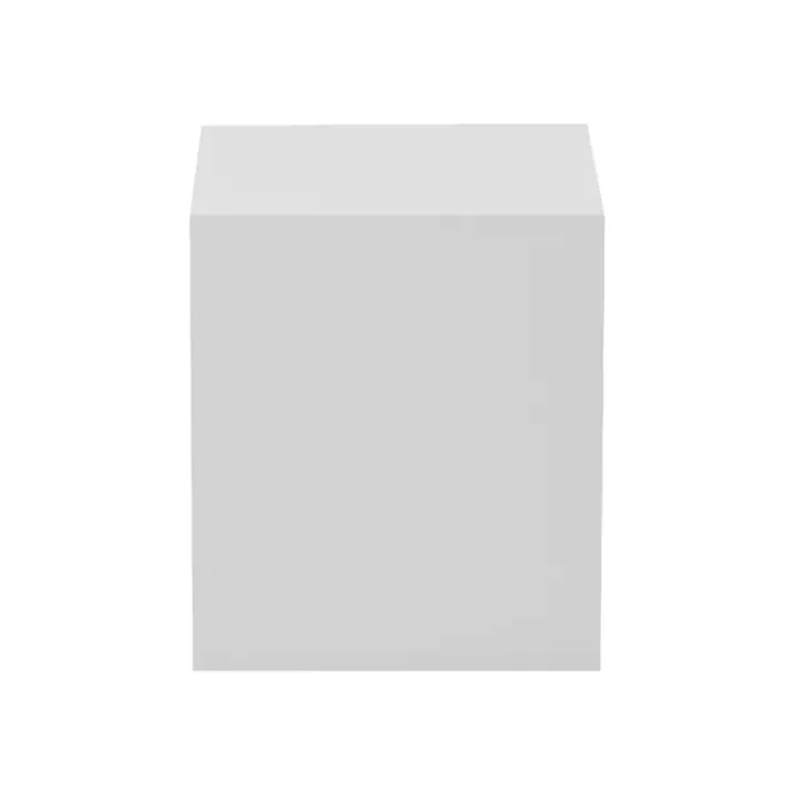 Doublo side table pakoworld white 40x35x40cm