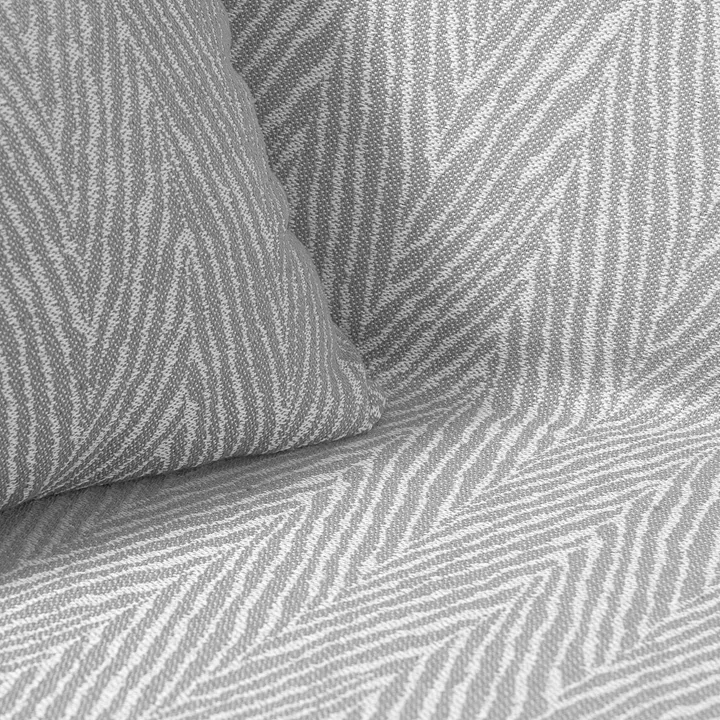 Beauty Home Ριχτάρι Τετραθέσιο Amos Art 8718 170x350 Γκρι