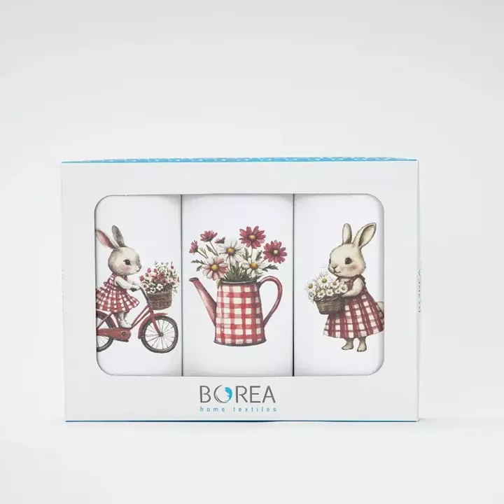 Ποτηρόπανα Κουζίνας Picnic Σετ 3ΤΜΧ