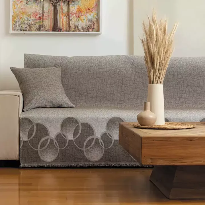 Ριχτάρι Βαμβακερό Πολυθρόνας Κύκλοι