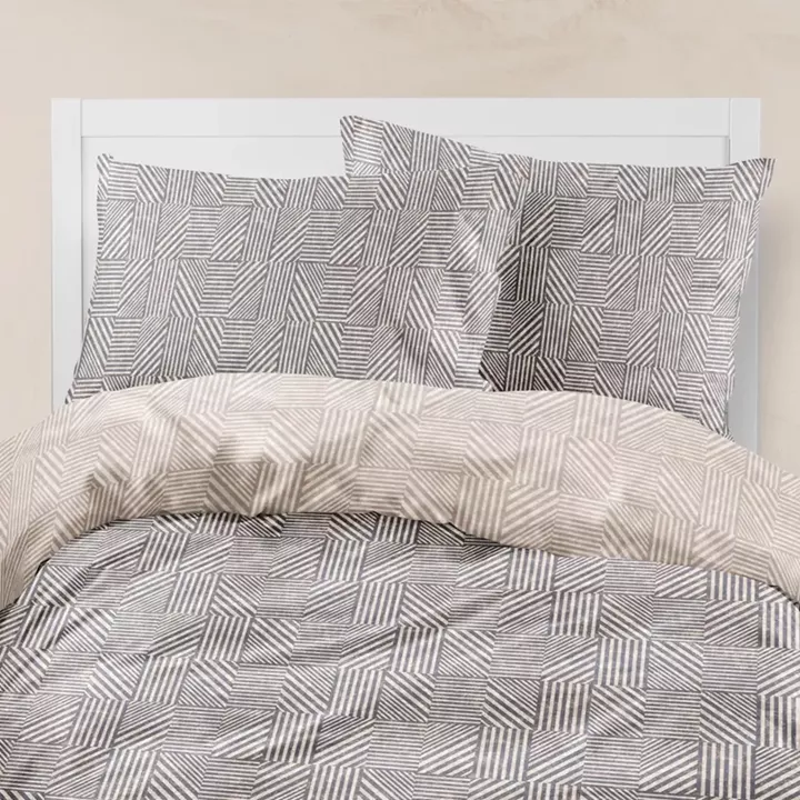 Σεντόνια Εμπριμέ Σετ Doric Υπέρδιπλα Με Λάστιχο