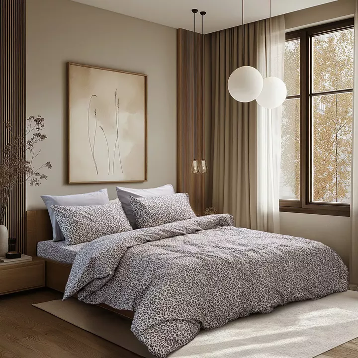 Beauty Home Σετ παπλωματοθήκη υπέρδιπλη Glory Art 12363 230x250 Άμμου