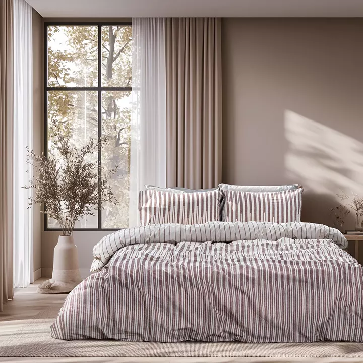 Beauty Home Σετ κουβερλί μονό Glory Art 12367 160x230 Μπεζ