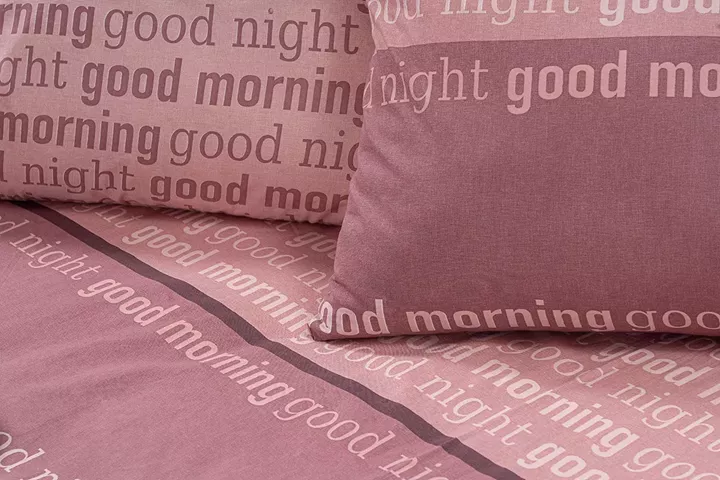 Beauty Home Σετ σεντόνια μονά με λάστιχο Glory Art 12374 110x200+32 Σάπιο Μήλο,Ροζ