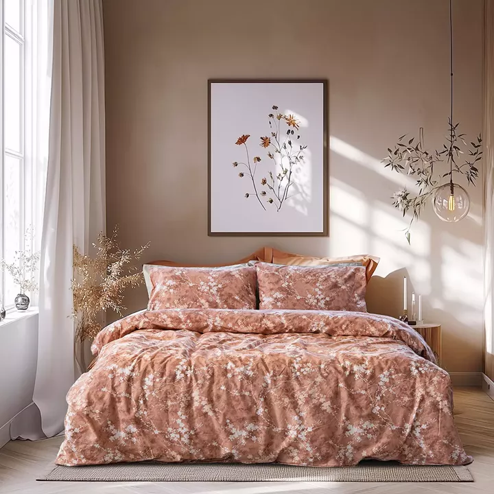 Beauty Home Σετ σεντόνια μονά Glory Art 12376 170x265 Κεραμιδί