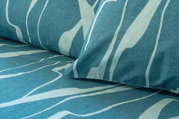 Beauty Home Σετ πάπλωμα υπέρδιπλο Glory Art 12378 220x240 Πετρόλ