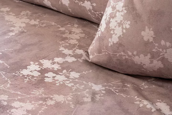 Beauty Home Σετ σεντόνια μονά Glory Art 12380 170x265 Μόκα