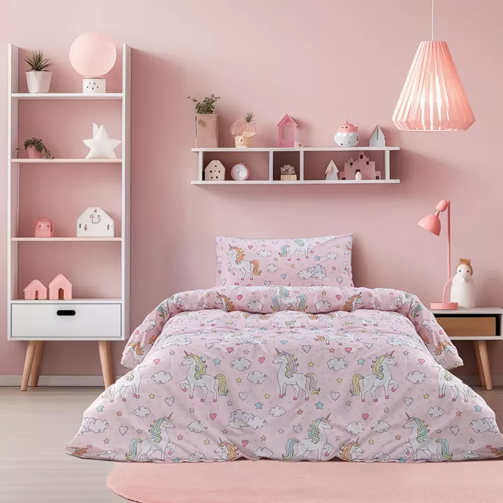 Beauty Home Σετ πάπλωμα μονό Candy Art 6328 160x230 Ροζ