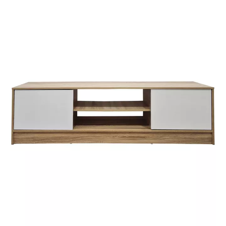 Έπιπλο τηλεόρασης Sasa pakoworld sonoma-λευκό 150x35x41.5εκ