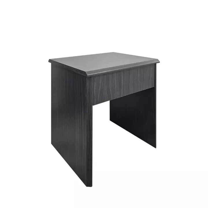 Τουαλέτα κρεβατοκάμαρας Larnia pakoworld με καθρέπτη και σκαμπό wenge 65x40x142εκ