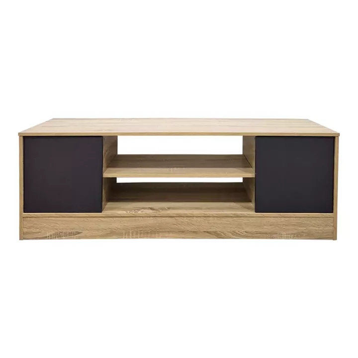 Έπιπλο τηλεόρασης Sasa pakoworld sonoma-ανθρακί 120x35x41.5εκ