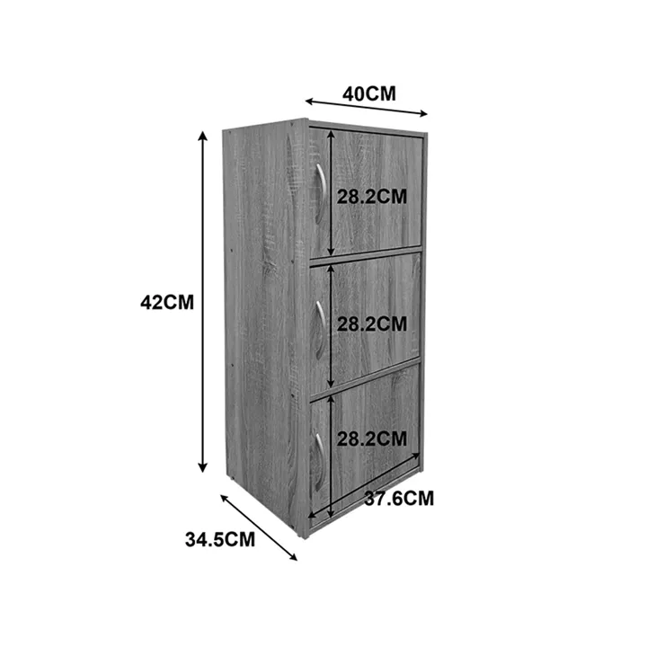Soline pakoworld column cabinet white 40x34.5x90.5cm