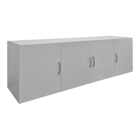 Alvia pakoworld four-leaf wardrobe loft white 200x51x60cm