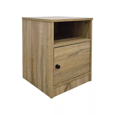 Lenea pakoworld bedside table sonoma 40x40x50cm