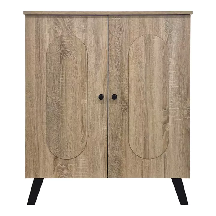 Παπουτσοθήκη-ντουλάπι Cathi pakoworld sonoma 80x34x95εκ