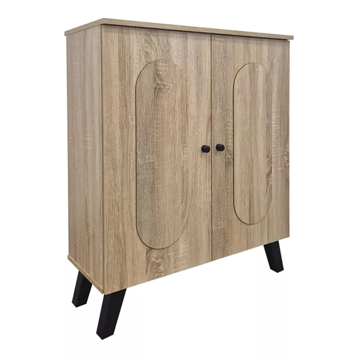 Παπουτσοθήκη-ντουλάπι Cathi pakoworld sonoma 80x34x95εκ