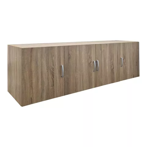 Πατάρι ντουλάπας τετράφυλλο Alvia pakoworld sonoma 200x51x60εκ