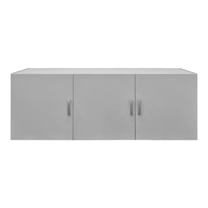 Πατάρι ντουλάπας τρίφυλλο Alvia pakoworld λευκό 150x51x60εκ