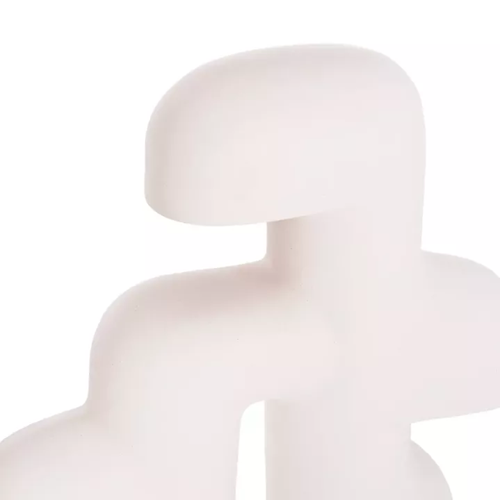 TABLE DECORATIVE LAMP ELBAR HM4698.02 FIBER CEMENT IN WHITE--[E14]--44x12x50Hcm.