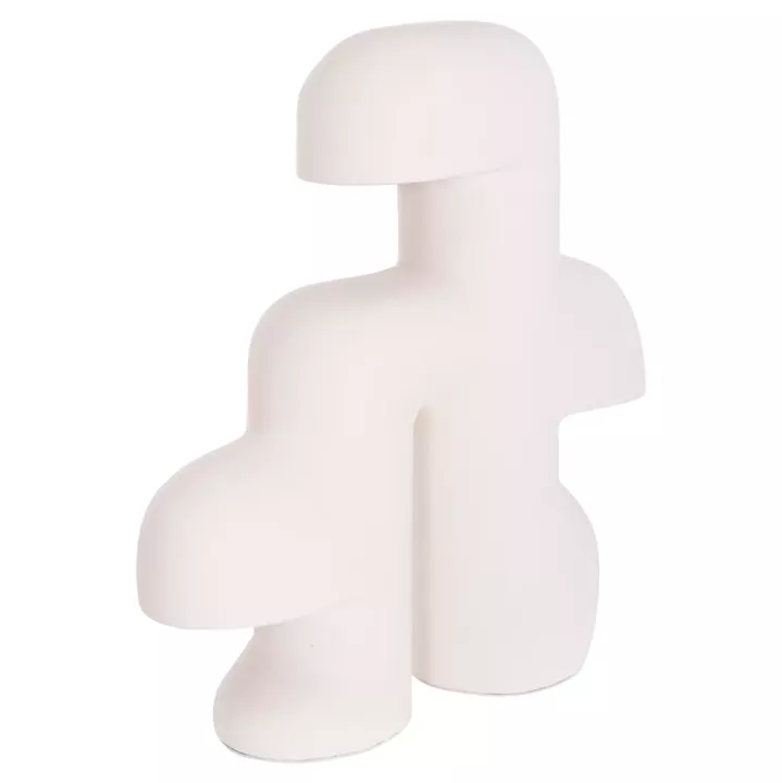 TABLE DECORATIVE LAMP ELBAR HM4698.02 FIBER CEMENT IN WHITE--[E14]--44x12x50Hcm.