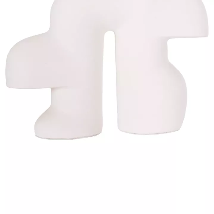 TABLE DECORATIVE LAMP ELBAR HM4698.02 FIBER CEMENT IN WHITE--[E14]--44x12x50Hcm.