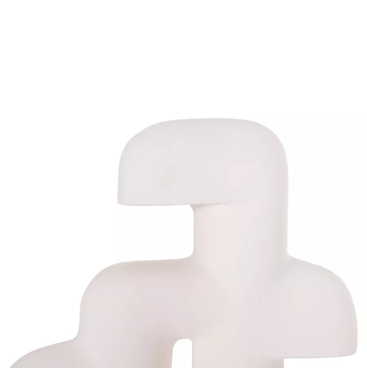 TABLE DECORATIVE LAMP ELBAR HM4698.02 FIBER CEMENT IN WHITE--[E14]--44x12x50Hcm.