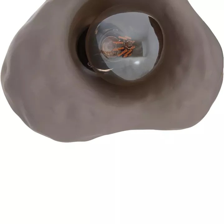 WALL SCONCE LUXON HM4701.03S FIBER CEMENT IN GREY 28x15x25Hcm.
