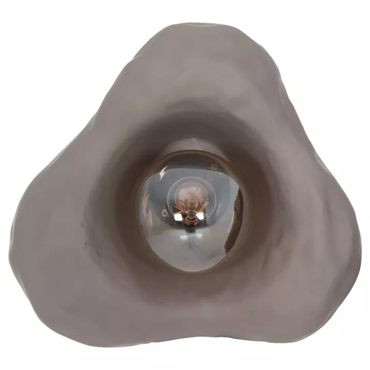 WALL SCONCE LUXON HM4701.03S FIBER CEMENT IN GREY 28x15x25Hcm.