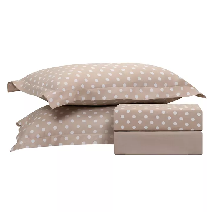 Beauty Home Σετ σεντόνια υπέρδιπλα με λάστιχο Art 10101 Fancy 170x200+30 Μπεζ