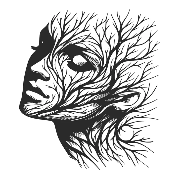 Διακοσμητικό τοίχου Solfy pakooworld μαύρο μεταλλικό 80x1,5x80εκ